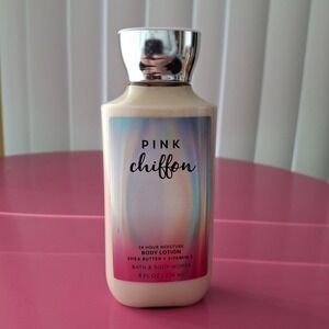 Bath &‎ Body Works PINK CHIFFON 24 Hour Moisture Body Lotion 8 oz
